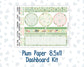 Kit 0256 - 8.5x11 - Plum Paper - Dashboard Kit - March - Froggy Luck
