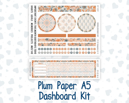 Kit 0237 - A5 - Plum Paper - Dashboard Kit - October - Forest Folk
