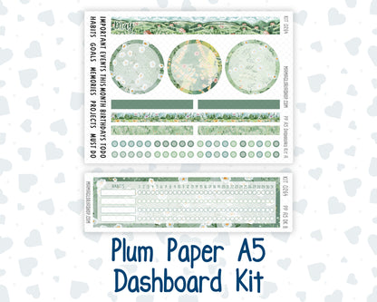 Kit 0264 - A5 - Plum Paper - Dashboard Kit - May - Spring Walk