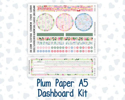Kit 0306 - A5 - Plum Paper - Dashboard Kit - December - Jolly Mischief