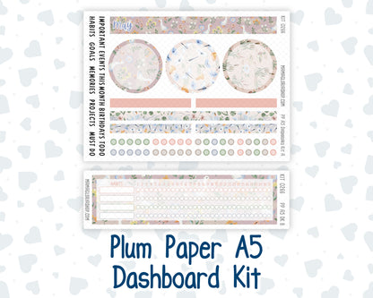 Kit 0266 - A5 - Plum Paper - Dashboard Kit - May - Froggy Lake Picnic