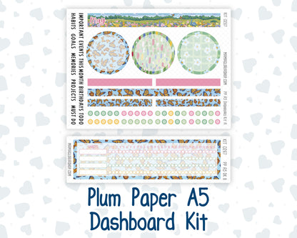 Kit 0267 - A5 - Plum Paper - Dashboard Kit - May - Flowers For Mama