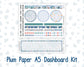 Kit 0247 - A5 - Plum Paper - Dashboard Kit - December - Snow Day Adventures