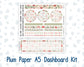 Kit 0308 - A5 - Plum Paper - Dashboard Kit - December - Knit & Holly