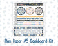 Kit 0248 - A5 - Plum Paper - Dashboard Kit - January - Midnight Countdown