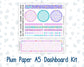 Kit 0230 - A5 - Plum Paper - Dashboard Kit - August - School Daze