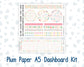 Kit 0260 - A5 - Plum Paper - Dashboard Kit - April - Pastel Egg Hunt