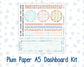 Kit 0222 - A5 - Plum Paper - Dashboard Kit - June - Beach Day