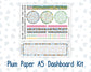 Kit 0267 - A5 - Plum Paper - Dashboard Kit - May - Flowers For Mama