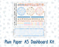 Kit 0305 - A5 - Plum Paper - Dashboard Kit - December - Sugarplum Parade