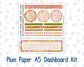 Kit 0240 - A5 - Plum Paper - Dashboard Kit - November - Cozy Thanksgiving
