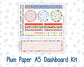 Kit 0220 - A5 - Plum Paper - Dashboard Kit - June - June Berries
