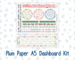 Kit 0306 - A5 - Plum Paper - Dashboard Kit - December - Jolly Mischief