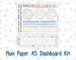 Kit 0279 - A5 - Plum Paper - Dashboard Kit - August - Not Ready For School