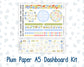 Kit 0269 - A5 - Plum Paper - Dashboard Kit - June - Dolce Mare