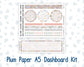 Kit 0266 - A5 - Plum Paper - Dashboard Kit - May - Froggy Lake Picnic