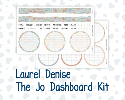 Kit 0261 - Laurel Denise The Jo Planner - Dashboard Kit - April - Llama Spring