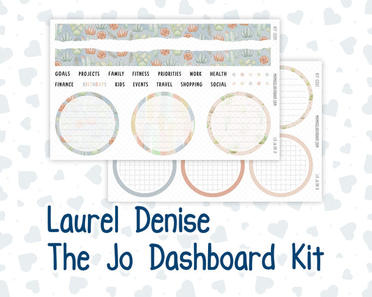 Kit 0261 - Laurel Denise The Jo Planner - Dashboard Kit - April - Llama Spring