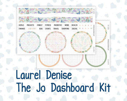 Kit 0259 - Laurel Denise The Jo Planner - Dashboard Kit - March - Spring Garden Chores