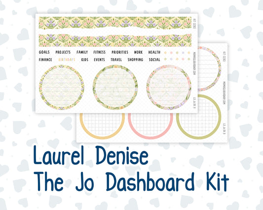 Kit 0280 - Laurel Denise The Jo Planner - Dashboard Kit - Half Past Six In August