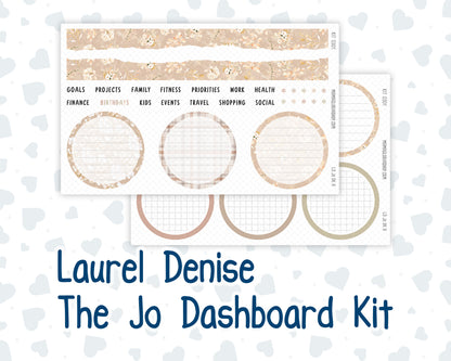Kit 0301 - Laurel Denise The Jo Planner - Dashboard Kit - November - Sunday Comfort