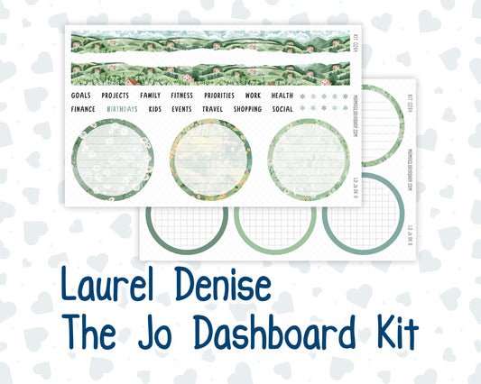 Kit 0264 - Laurel Denise The Jo Planner - Dashboard Kit - May - Spring Walk