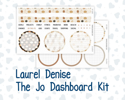 Kit 0303 - Laurel Denise The Jo Planner - Dashboard Kit - November - Into The Woods