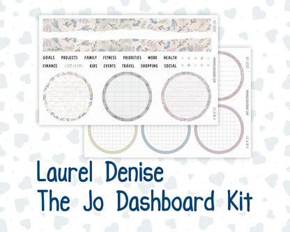 Kit 0250 - Laurel Denise The Jo Planner - Dashboard Kit - Quiet January