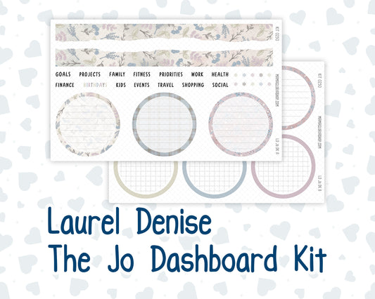 Kit 0250 - Laurel Denise The Jo Planner - Dashboard Kit - Quiet January
