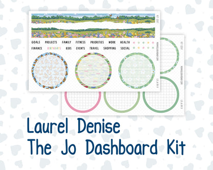 Kit 0267 - Laurel Denise The Jo Planner - Dashboard Kit - May - Flowers For Mama