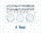 Kit 0249 - Laurel Denise The Jo Planner - Dashboard Kit - January - Icy Lace