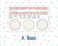 Kit 0257 - Laurel Denise The Jo Planner - Dashboard Kit - March - Blush Garden