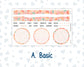 Kit 0278 - Laurel Denise The Jo Planner - Dashboard Kit - August - Oops, All Peaches