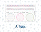Kit 0262 - Laurel Denise The Jo Planner - Dashboard Kit - April - Spring Puffs