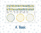 Kit 0274 - Laurel Denise The Jo Planner - Dashboard Kit - July - Sunny Lemon Shore