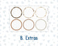 Kit 0303 - Laurel Denise The Jo Planner - Dashboard Kit - November - Into The Woods