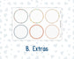 Kit 0261 - Laurel Denise The Jo Planner - Dashboard Kit - April - Llama Spring