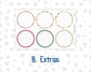 Kit 0307 - Laurel Denise The Jo Planner - Dashboard Kit - December - Velvet Hearth
