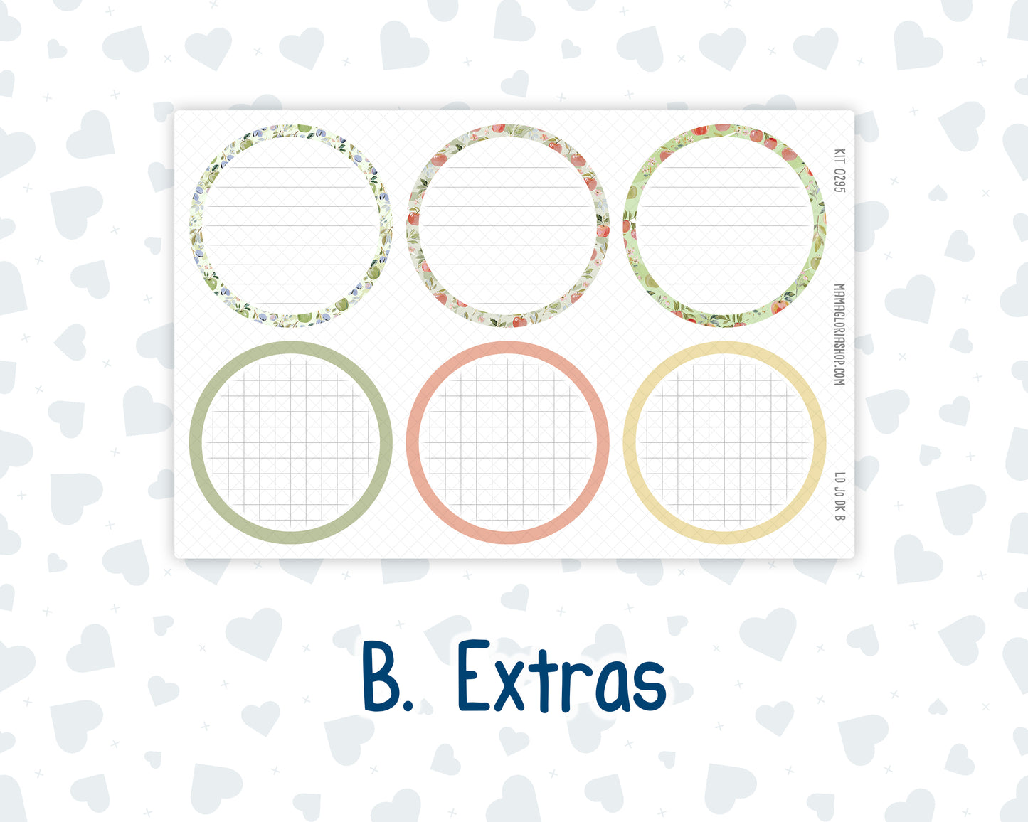 Kit 0295 - Laurel Denise The Jo Planner - Dashboard Kit - September - Apple Harvest