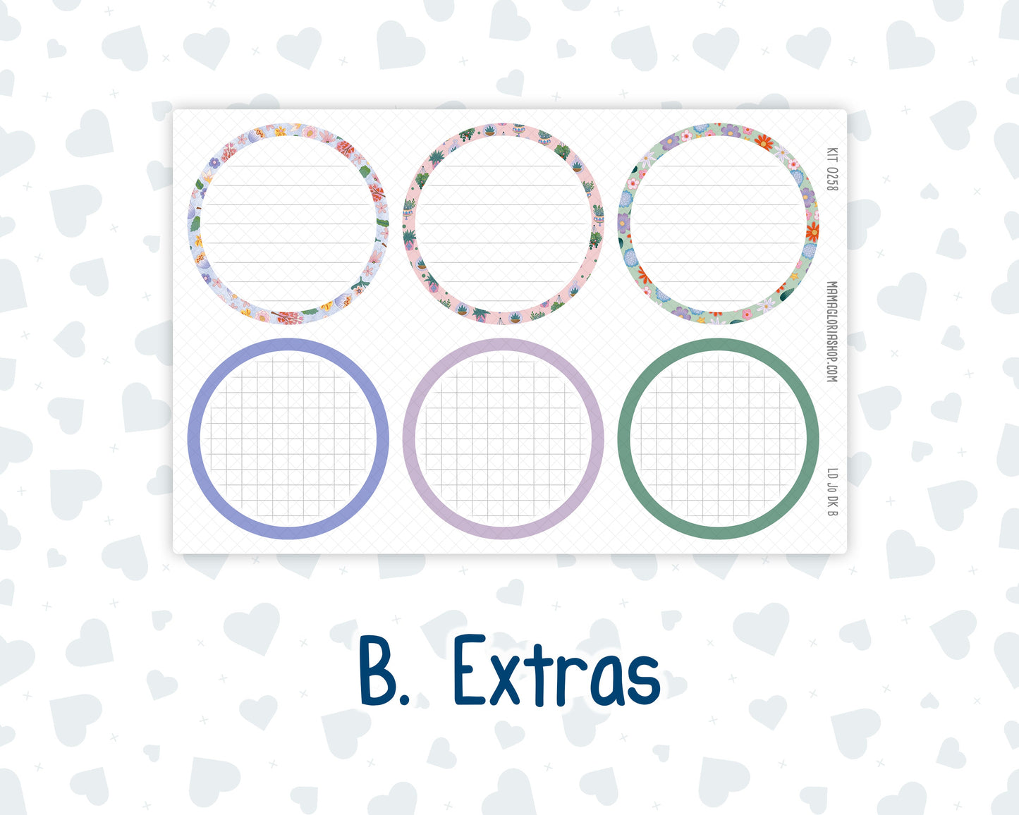 Kit 0258 - Laurel Denise The Jo Planner - Dashboard Kit - March - Plant Therapy