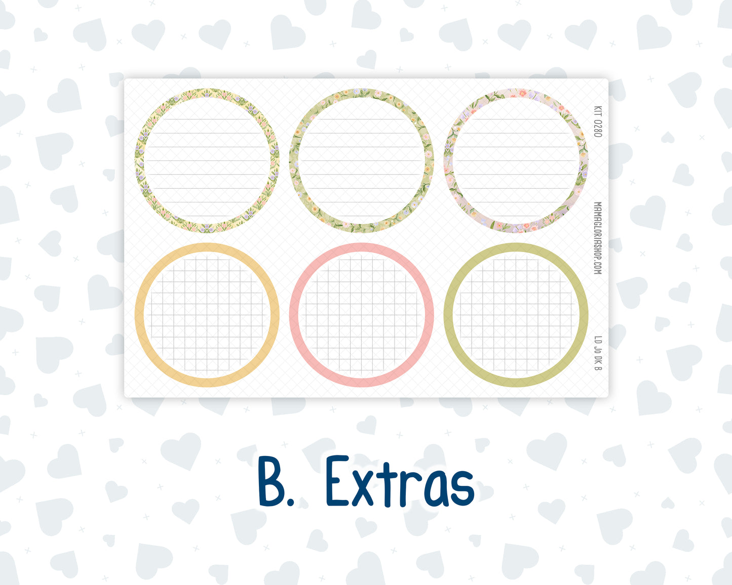 Kit 0280 - Laurel Denise The Jo Planner - Dashboard Kit - Half Past Six In August