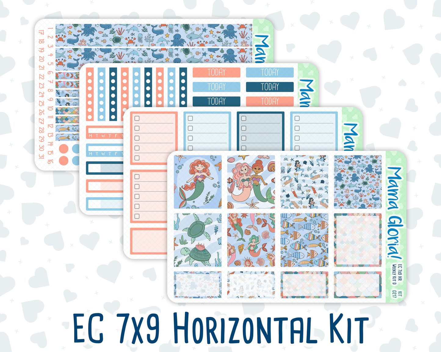 Kit 0217 -7x9 - Once Upon A Time - Weekly Kit For EC Horizontal Planners - May