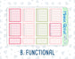 Kit 0218 -7x9 - Mother's Love - Weekly Kit For EC Horizontal Planners - May