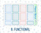 Kit 0216 -7x9 - Daisy Days - Weekly Kit For EC Horizontal Planners - May