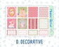 Kit 0218 -7x9 - Mother's Love - Weekly Kit For EC Horizontal Planners - May