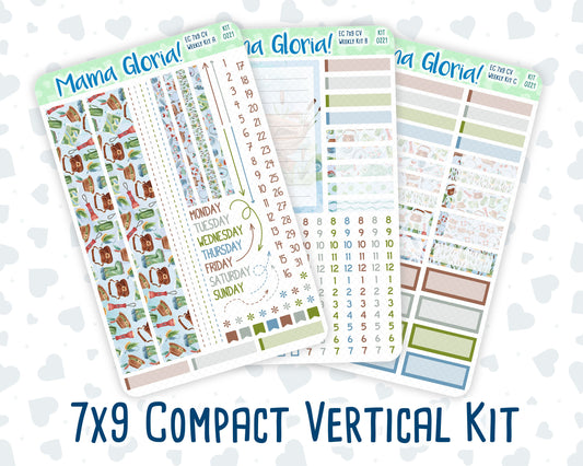 Kit 0221 - 7x9 Compact Vertical - Weekly Kit - June - Gone Fishing