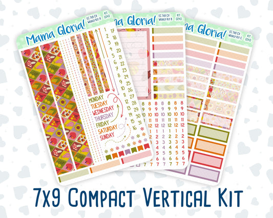 Kit 0240 - 7x9 Compact Vertical - Weekly Kit - November - Cozy Thanksgiving