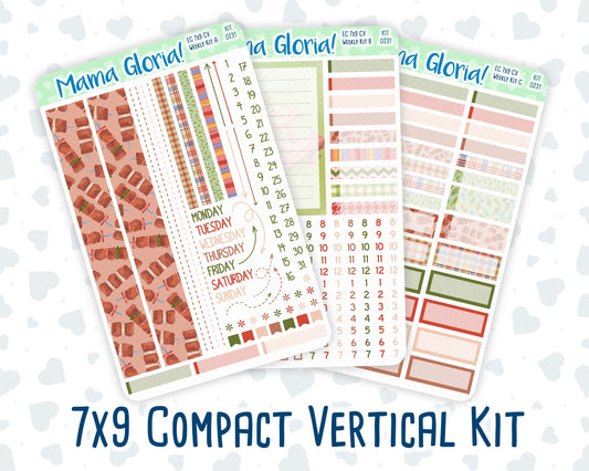 Kit 0231 - 7x9 Compact Vertical - Weekly Kit - August - Backyard BBQ