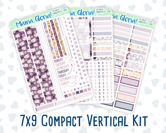 Kit 0236 - 7x9 Compact Vertical - Weekly Kit - October - Sweet & Spooky