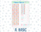 Kit 0246 - 7x9 Compact Vertical - Weekly Kit - December - Gingerbread Sweets
